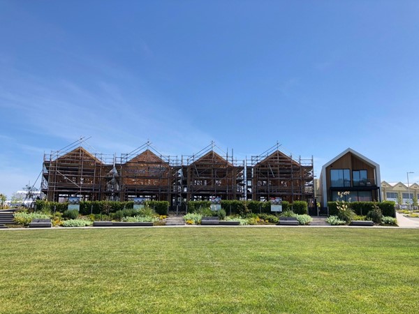 Four Oval Houses under construction.jpg